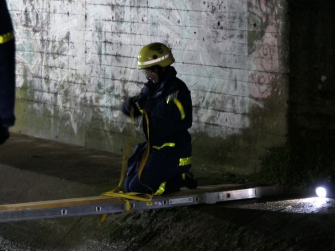 Dienstags-Ausbildung Abstützen