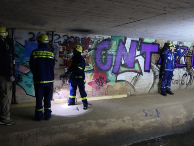 Dienstags-Ausbildung Abstützen