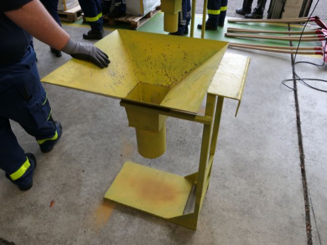 Ausbildung Sandsackverbau