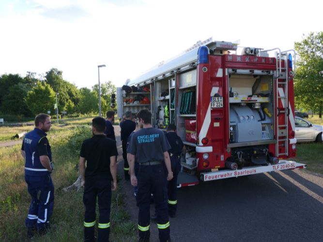 Besuch der Feuerwehr Saarlouis Lbz. Ost
