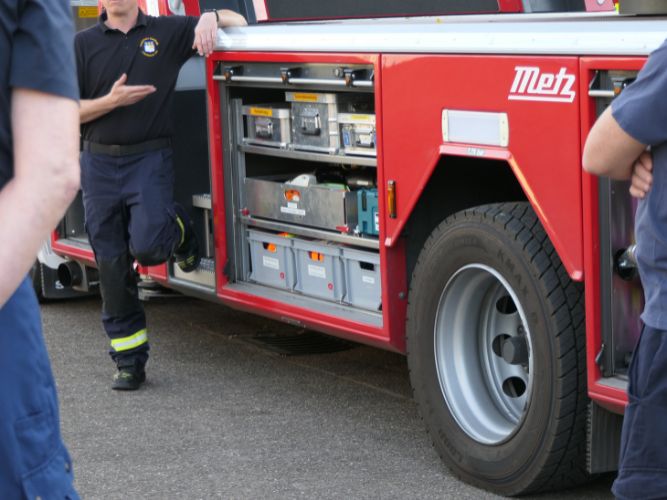 Besuch der Feuerwehr Saarlouis Lbz. Ost