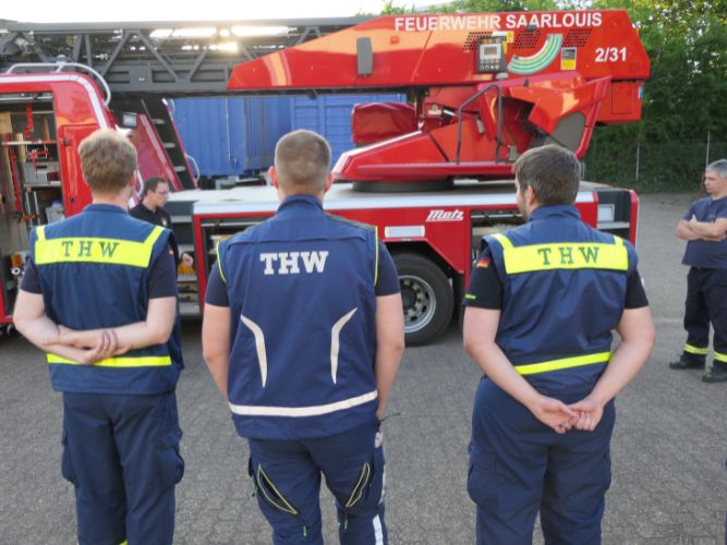 Besuch der Feuerwehr Saarlouis Lbz. Ost