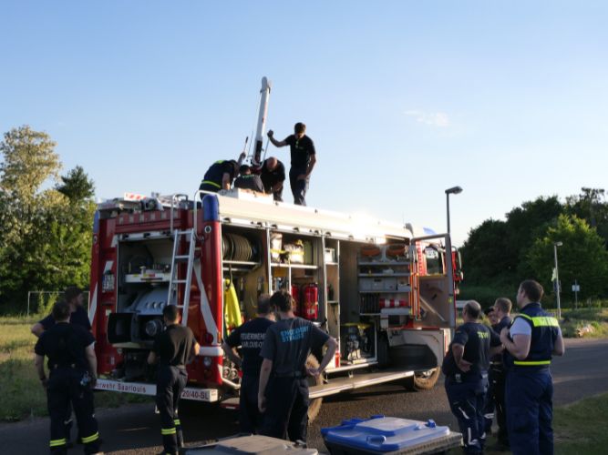 Besuch der Feuerwehr Saarlouis Lbz. Ost