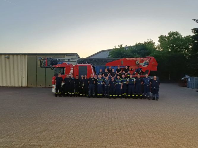 Besuch der Feuerwehr Saarlouis Lbz. Ost