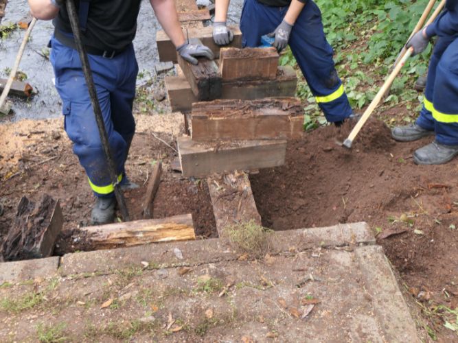 Projekt Brückenbau - Tag 1