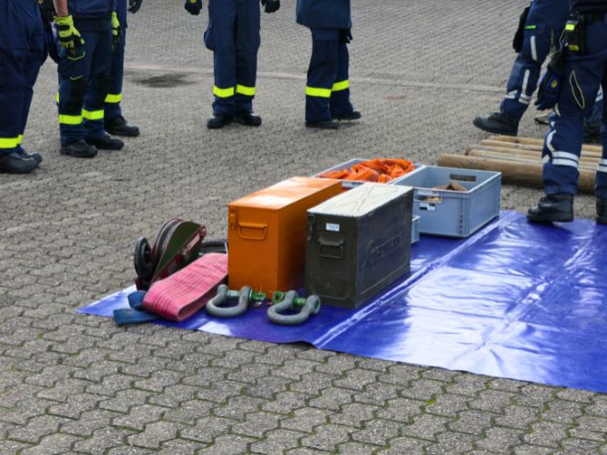 Dienstags-Ausbildung Bewegen von Lasten 