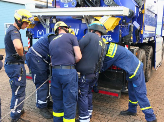 Dienstags-Ausbildung Bewegen von Lasten 
