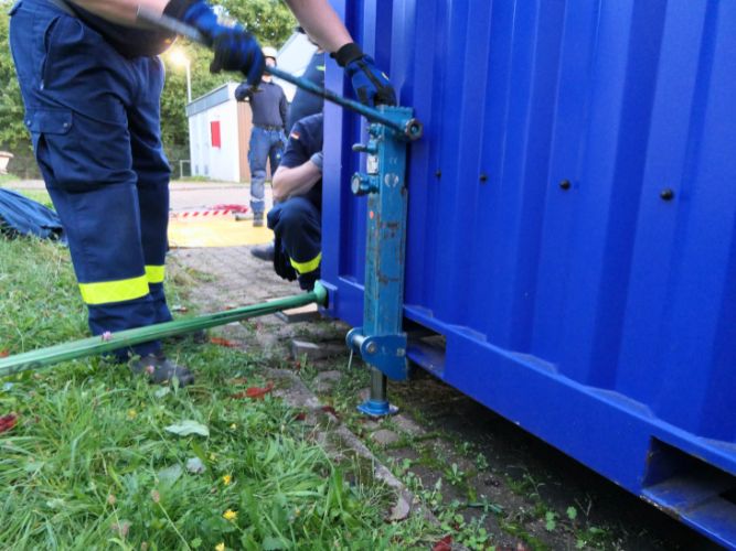 Dienstags-Ausbildung Bewegen von Lasten 