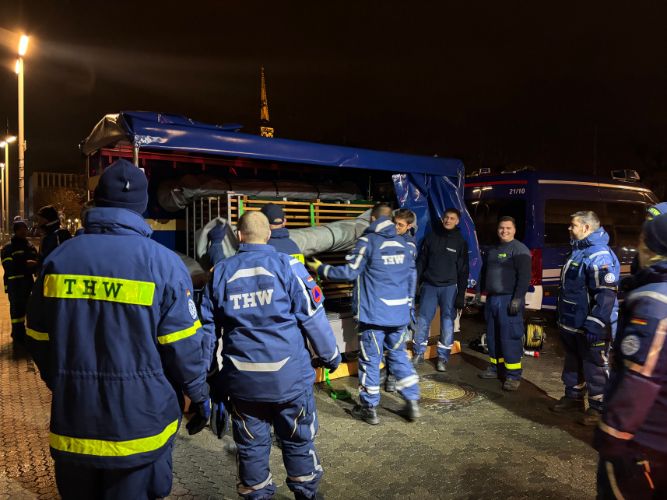 Traditionelle Erbsensuppe-Kochaktion 