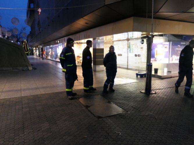 Traditionelle Erbsensuppe-Kochaktion 