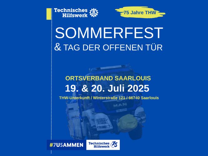 Sommerfest & Tag der offenen Tür - Flyer 2025