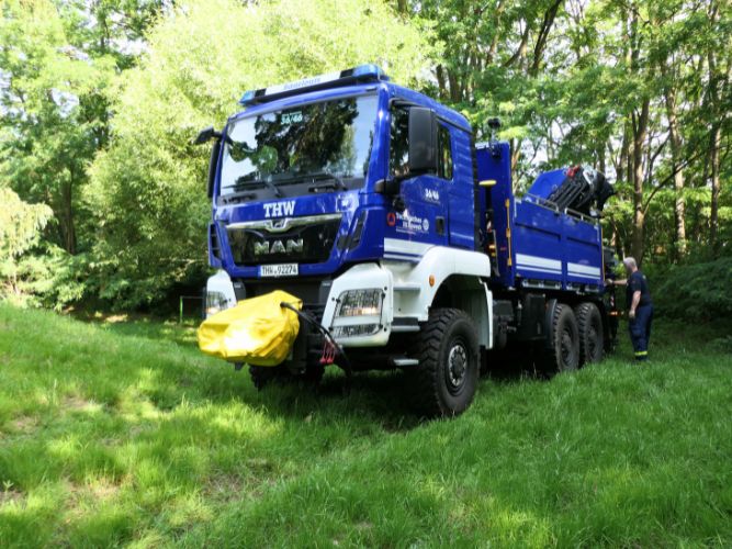 Transport der historischen Walze 