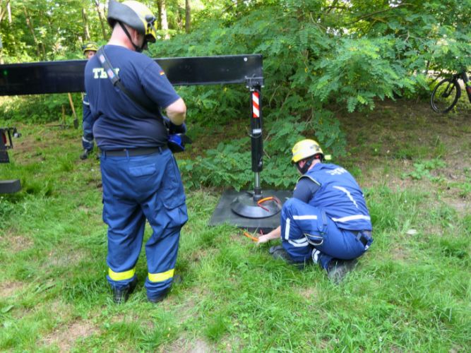 Transport der historischen Walze 