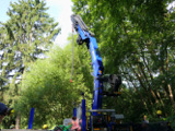 Transport der historischen Walze 