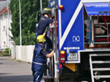 Transport der historischen Walze  - Bild 53