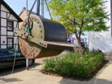 Transport der historischen Walze 