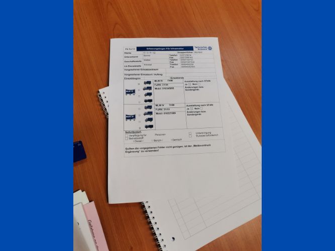 Zugtrupp Ausbildung - Dokumentation 