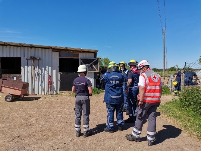 Einsatz 1: Brand Geflügelhof Hemmersdorf 