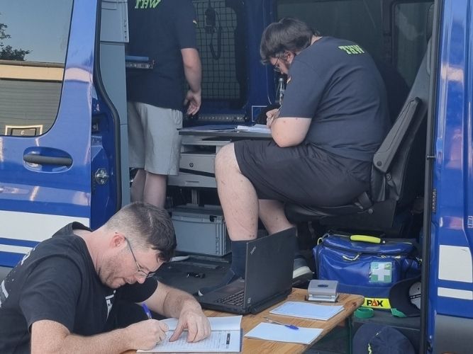 Zugtrupp Ausbildung - Übung Führungsstelle