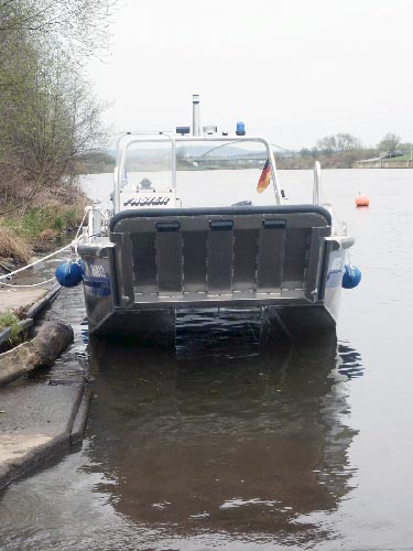 Mehrzweckarbeitsboot (MZAB) mit Trailer